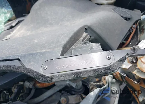 2010 Nissan Sentra 2.0S z USA, uszkodzony, nr VIN 3N1AB6AP0AL618584